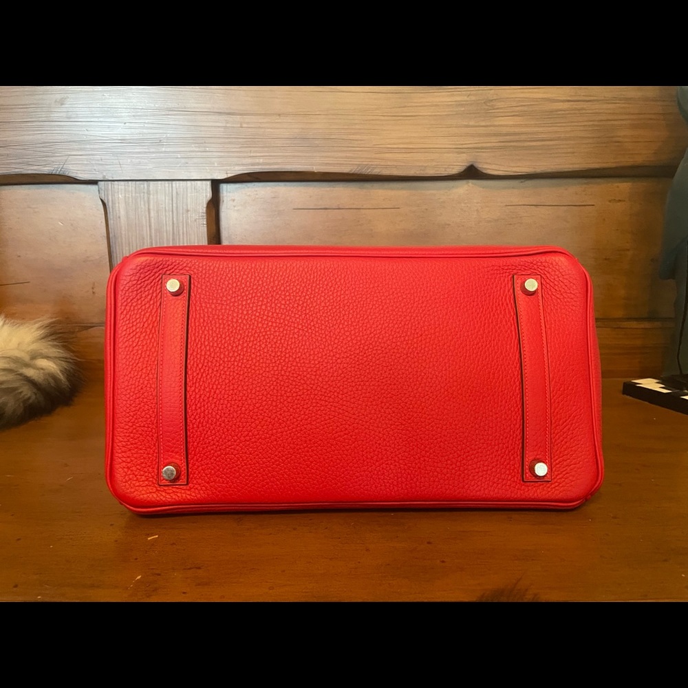 SOLD Birkin 35 Rouge Casaque - Picture 5 of 15